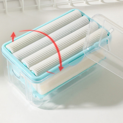 MAPPERZ Soap Dish with Drain Multifunctional Soap Dish Soap Cleaning Storage Foaming Box for Home Bathroom Kitchen Keep Soap Dry& Easy to Clean